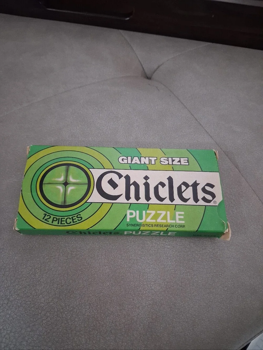 Vintage Giant Size Chiclets 12 Piece Puzzle